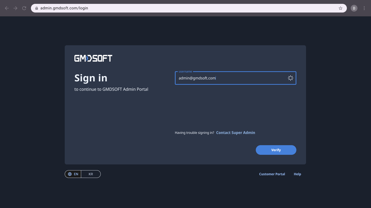 Login — 2FA