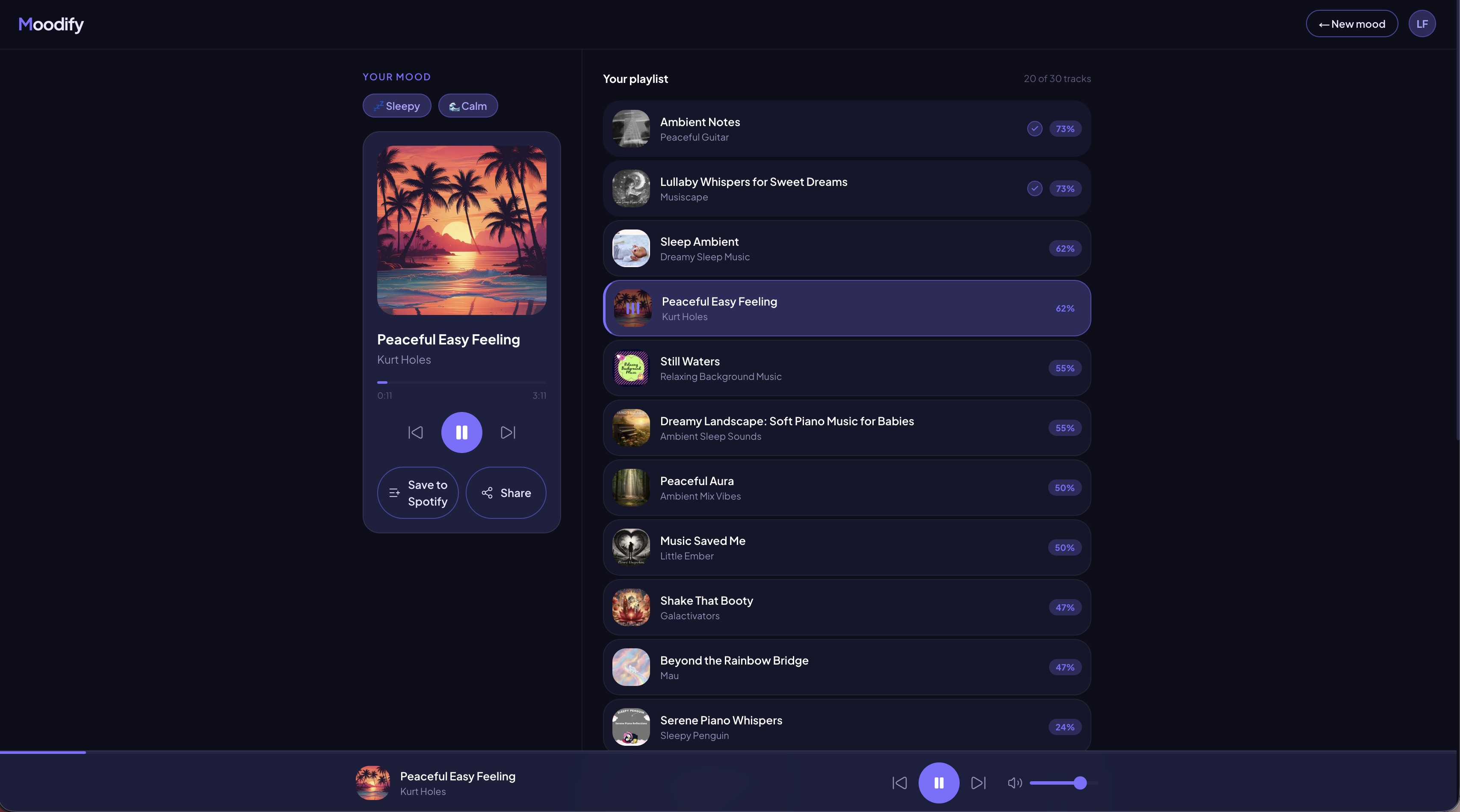 Playlist Generated